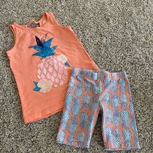 Carter’s 2-piece Pineapple Tank and Bike Short set